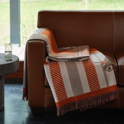 Home textiles: blankets, pillows and cashmere | Hermès USA